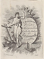 Trade Card for Croydon, Printer, Bookseller, and Umbrella Maker, T. Rickard British, Engraving