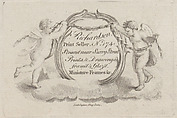 Trade Card for William Richardson, Print Seller, Anonymous, British, 18th century  British, Engraving