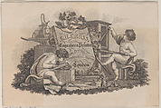 Trade Card for E.H. Cross, Engraver & Printer, Anonymous, British, 19th century  British, Engraving