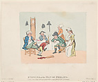 Evening, or, the Man of Feeling, Thomas Rowlandson British, Hand-colored etching