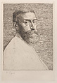 Portrait of Sir Edward John Poynter, from "The Portfolio", Alphonse Legros  French and British, Etching