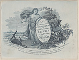 Trade Card for J & W Butterworth, Engravers & Copper Plate Printers, Anonymous, British, 19th century  British, Engraving