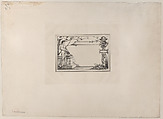 Trade Card, Anonymous, British, 19th century  British, Engraving