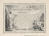 Trade Card for G. Testolini, Engraver, Printseller and Frame Maker, Gaetano Testolini  Italian, Engraving