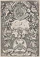 Trade Card with Royal Coat of Arms, Anonymous, British, 19th century  British, Engraving