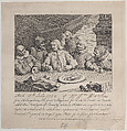 Columbus Breaking the Egg, William Hogarth  British, Etching