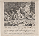 Columbus Breaking the Egg, William Hogarth  British, Etching