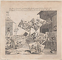 The Battle of the Pictures, Barlow  British, Etching