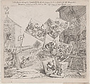 The Battle of the Pictures, William Hogarth British, Etching