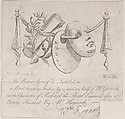 Subscription Ticket for "Garrick in the Character of Richard III", William Hogarth British, Etching