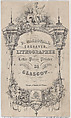 Trade Card for D. MacDonald, Engraver, Lithographer & Letter Press Printer, Anonymous, British, late 18th–early 19th century  British, Engraving
