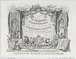Trade Card for W. Percival, General Engraver & Ornamental Printer, Anonymous, British, 19th century  British, Etching and engraving