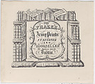 Trade card for Frazer, Army Printer, Stationer and Bookbinder, Anonymous, Irish, 19th century  Irish, Engraving