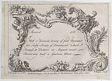 Trade card for Frazer, Army Printer, Stationer and Bookbinder, Gaetano Brunetti  Italian, Engraving