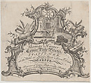Trade Card for Thomas Harper, Copper Plate Printer and Stationer, Anonymous, British, 18th century  British, Engraving