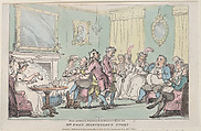 Mr. Ego's Marvellous Story, Thomas Rowlandson  British, Hand-colored etching