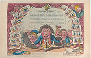 The Conclusion of the first Volume of the Caricature Magazine, Charles Williams  British, Hand-colored etching