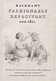 Trade Card for Rackham's Fashionable Repository, for 1811, Anonymous, British, 19th century  British, Engraving