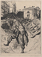 Grand'Garde (Souvenir of the Siege of Paris), James Tissot French, Etching and drypoint on laid paper; only state