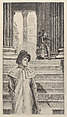 The Portico of the National Gallery, London, James Tissot French, Etching and drypoint on laid paper; first state of two