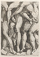 'Regole per Imparar a Disegnar i corpi humani ... Giacomo Palma' Libro Primo (title page and 7 plates), bound together with Libro Secondo (title page and 11 plates), Jacopo Palma the Younger (Italian, Venice ca. 1548–1628 Venice), Etching