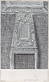 Design of a fireplace, Giovanni Battista Brustolon  Italian, Etching