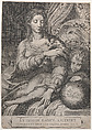 Madonna of the Rose, Domenico Tibaldi (Italian, 1541–1583 (active Bologna)), Engraving