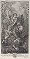 The Archangel Michael defeats Satan, Lorenzo Zucchi Italian, Etching