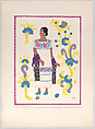 A young woman from the state of Yucatán, plate 25 from "Trajes Regionales Mexicanos" (Regional Mexican Dress), Carlos Mérida Mexican, Silkscreen