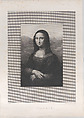 Mona Lisa (La Joconde), Augustine Fauchery French, Engraving