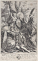 Virgin and Child with Saint Ciborius and Carlo Borromeo, Sir Nicolas Dorigny  French, Etching