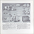 Illustrated price catalogue of fine china, crystal, artwares  and home furnishings, Higgins &amp; Seiter (New York, NY), Illustrations: photomechanical process