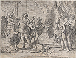 The Death of Virginia, Giacinto Gimignani  Italian, Etching