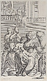Birth of Saint Benedict, Giacomo-Maria Giovannini  Italian, Etching