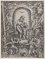The Trinity, Giorgio Ghisi (Italian, Mantua ca. 1520–1582 Mantua), Engraving; first state of three
