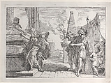 The Sacrifice of Polyxena, from "Bacchanals and Histories", Francesco Fontebasso  Italian, Etching