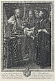 Baptism, from "The Seven Sacraments", Lorenzo Zucchi Italian, Etching