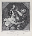 Joseph and Potiphar's wife, Franz Seraph Hanfstaengl  German, Lithograph