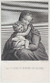 Virgin and Child (La Vierge du Musée de Parme), Jean Marie Leroux  French, Engraving