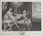 Jupiter and Danae, Philippe Trière French, Engraving