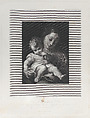 Madonna and Child, Johann Heinrich Friedrich Ludwig Knolle German, Engraving