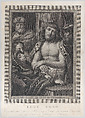 Ecce Homo, with Pontius Pilate behind him at left, the Virgin fainting at lower left, and a soldier at right, Pietro Antonio Leone Bettelini Italian, Engraving