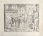 The Martyrdom of Saint Christopher, "Secondo Quadro", Giovanni David Italian, Etching; second state