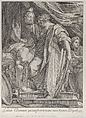 Judith slaying Holofernes, Hieronymus Ferroni, Etching