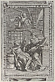 Saints Peter and Paul in prison, Etienne Picart French, Engraving