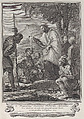 Saint Francis Xavier baptizing the Indians, Anonymous, Engraving