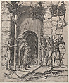 Christ descending into Limbo, Mario Cartaro  Italian, Engraving