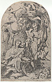 The rest on the flight into Egypt, Francesco Brizio Italian, Engraving