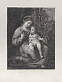 The Holy Family, Pietro Bonato  Italian, Engraving