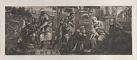 Adoration of the Magi, Anonymous (F.I. Perl), Engraving